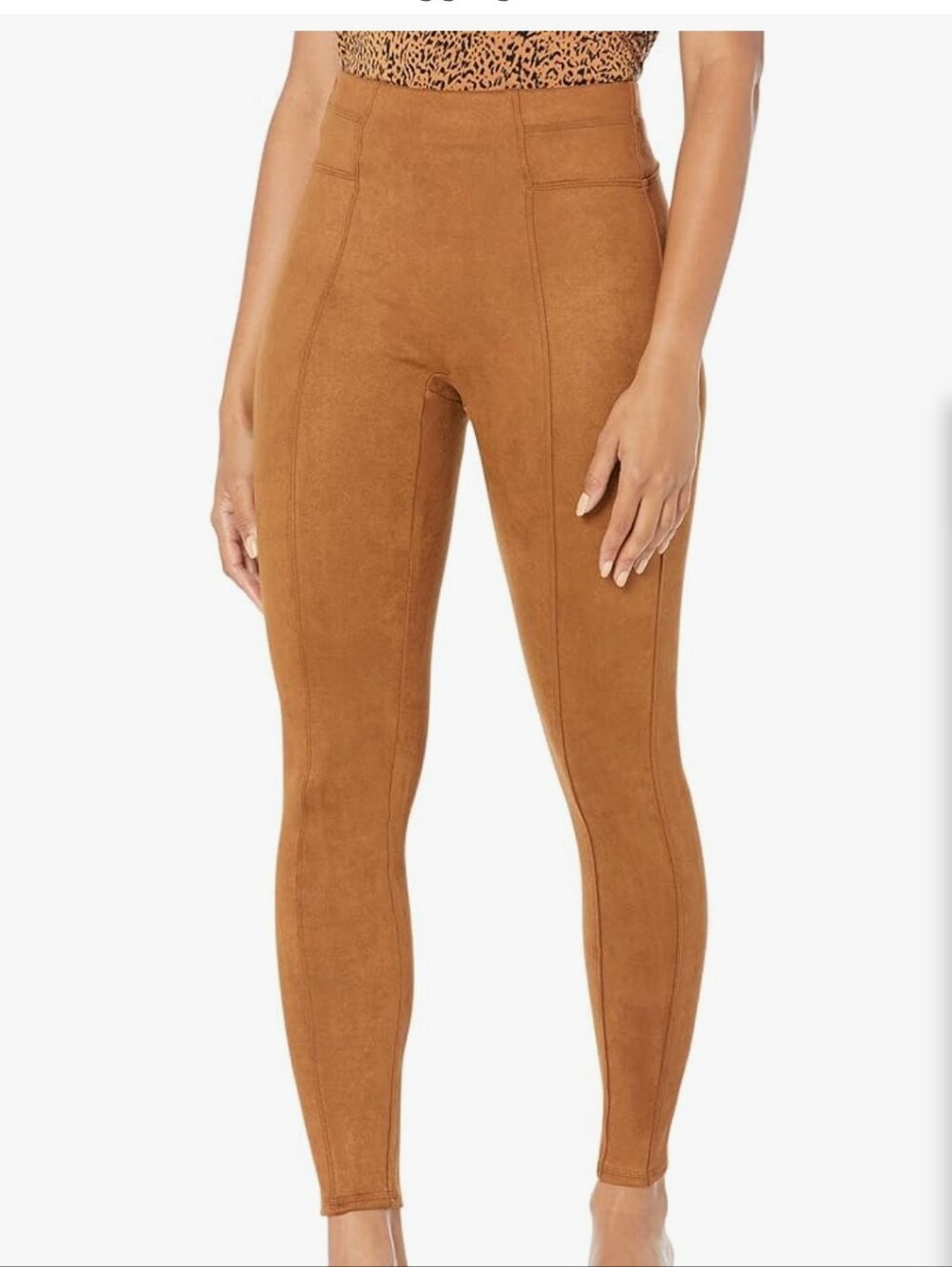 SPANX  Slim Leggings in Taupe, small